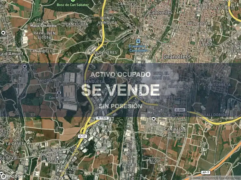 Vista exterior de Piso en venta en Granollers