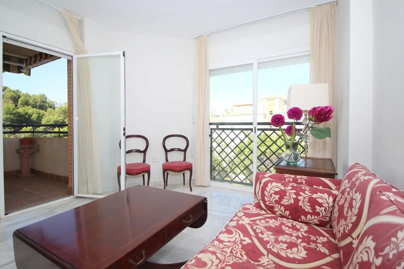 Bedroom of Flat for rent in Málaga  with Air Conditioner, Heating and Terrace