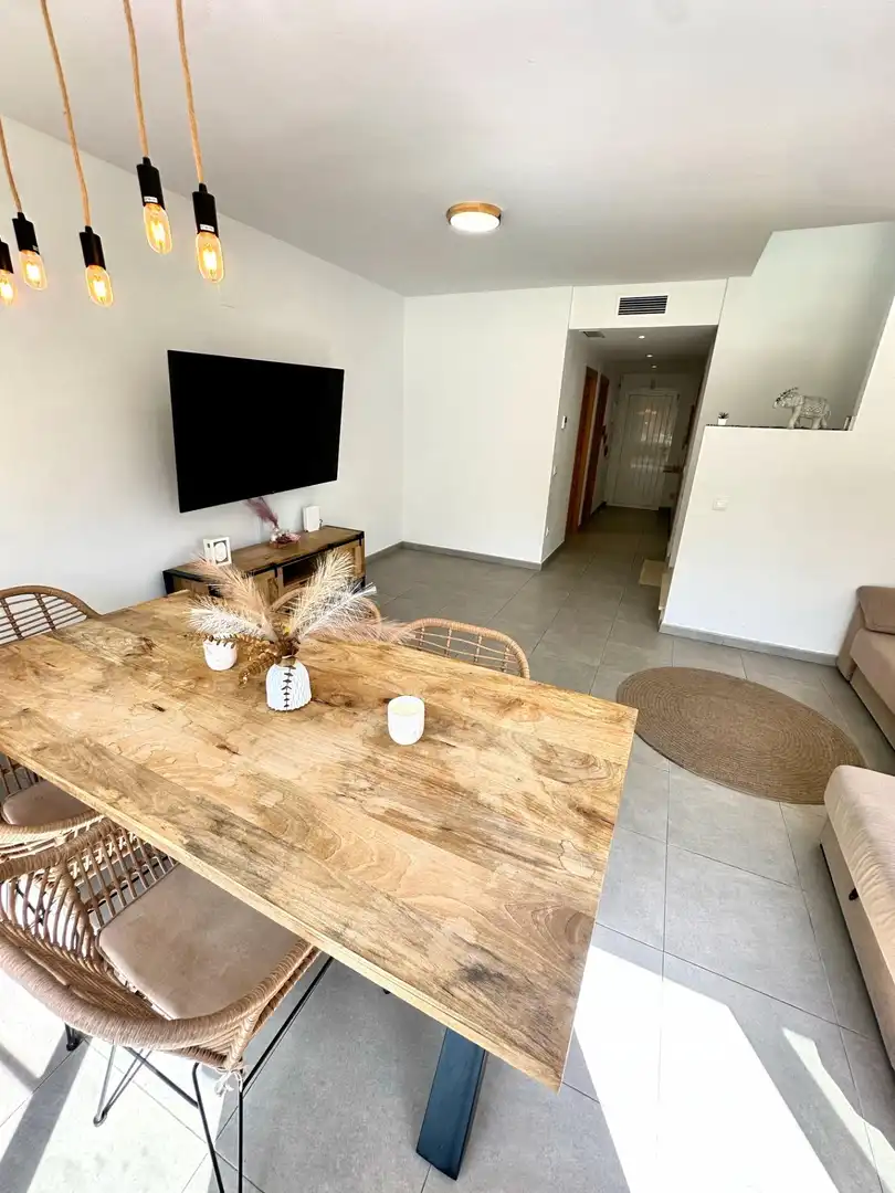 Sala d'estar de Dúplex en venda en Vilallonga / Villalonga amb Aire condicionat, Calefacció i Terrassa