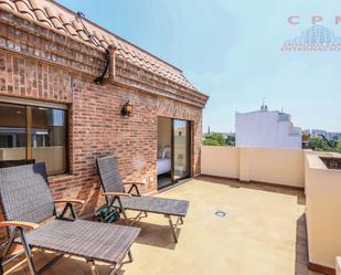 Terrace of Attic to rent in  Madrid Capital  with Air Conditioner, Heating and Parquet flooring