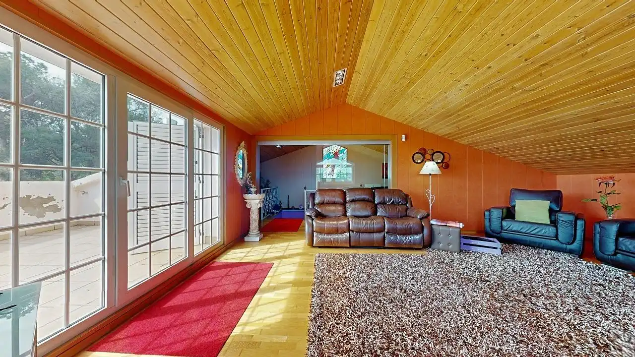 Sala de estar de Casa o chalet en venta en Caldes de Montbui con Aire acondicionado, Calefacción y Jardín privado