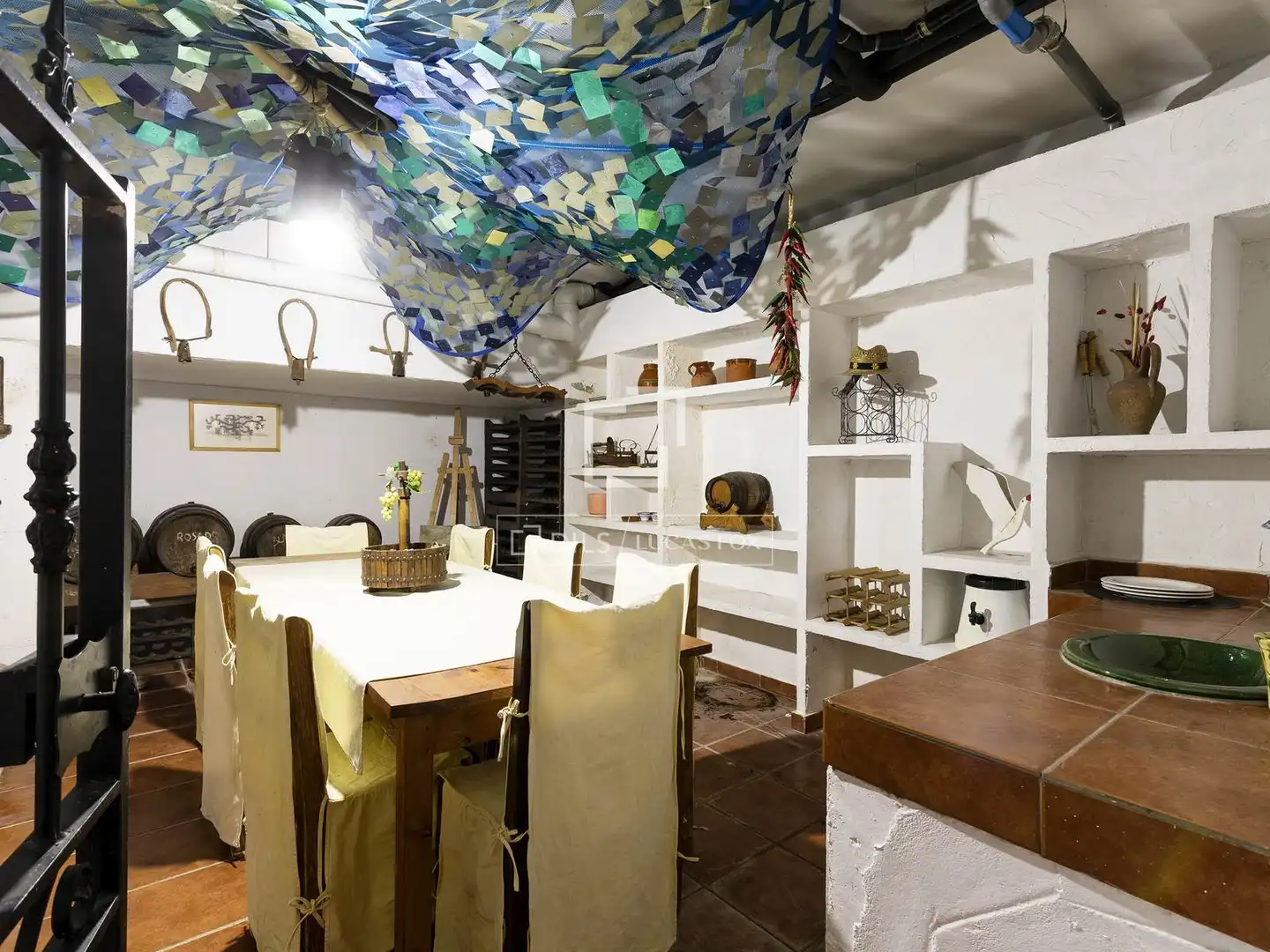 Comedor de Casa o chalet en venta en Sitges con Aire acondicionado, Calefacción y Jardín privado