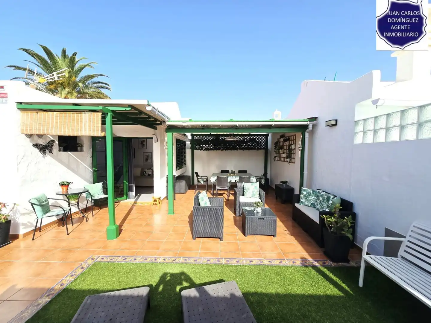 Terraza de Casa o chalet de alquiler en San Bartolomé de Tirajana con Aire acondicionado, Terraza y Amueblado