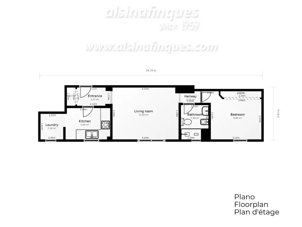 Apartamento en venta en Centre