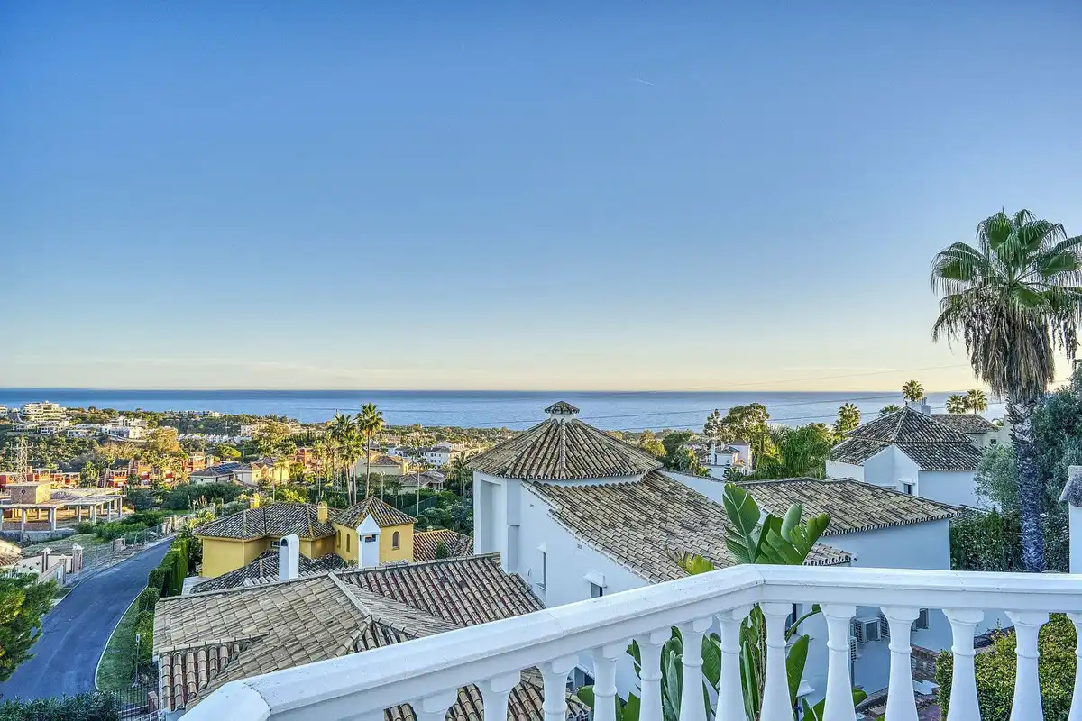 Exterior view of Detached homes for sale in Marbella  with Air Conditioner, Terrace and Storage room