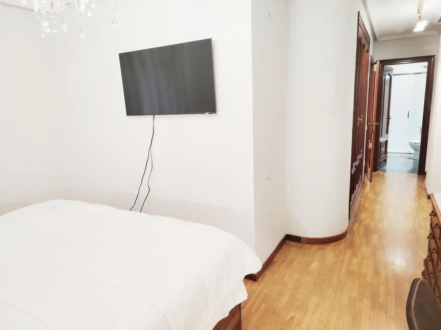 Bedroom of Flat for sale in Gijón   with Heating, Parquet flooring and Terrace
