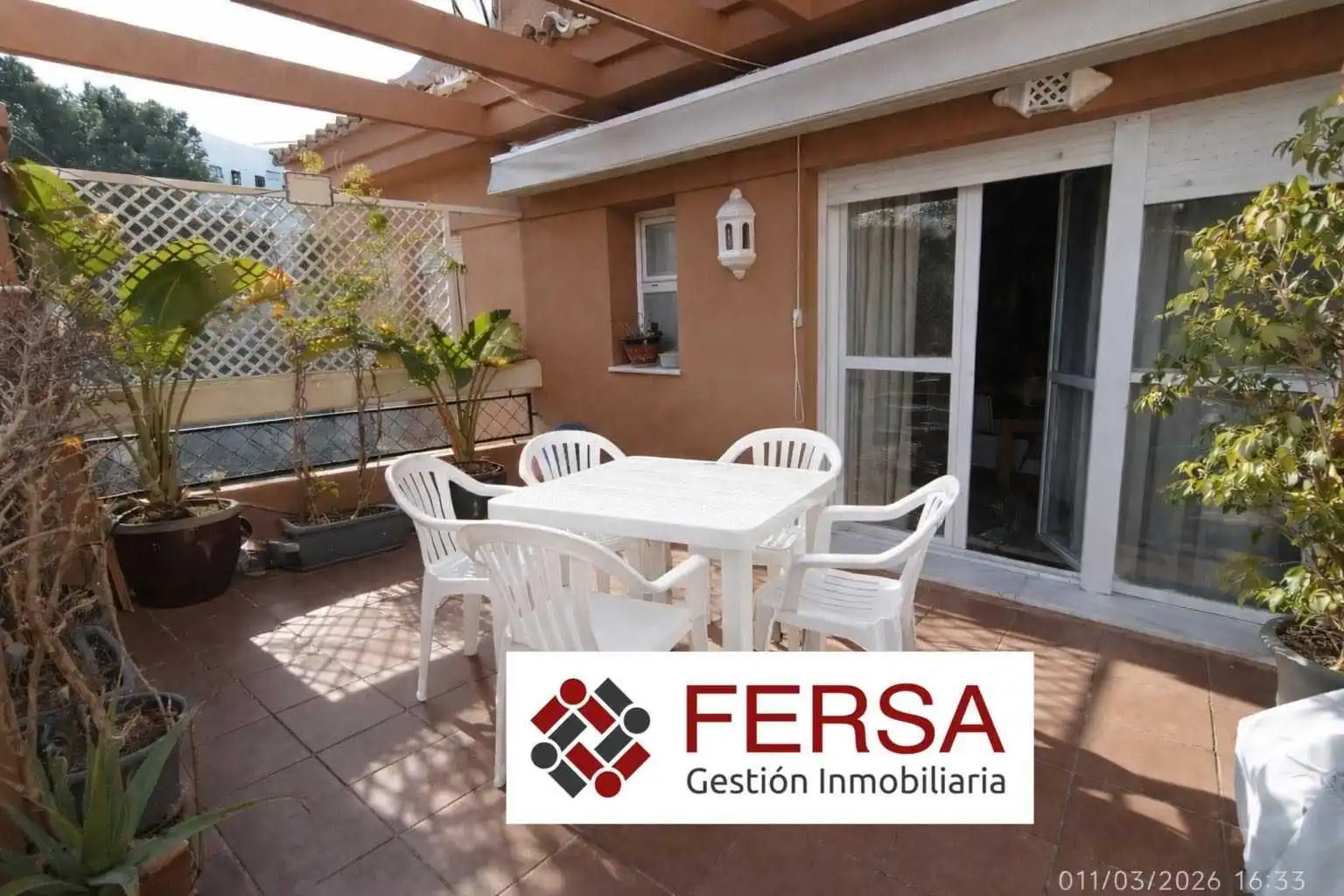 Terraza de Dúplex de alquiler en El Puerto de Santa María con Aire acondicionado, Calefacción y Terraza