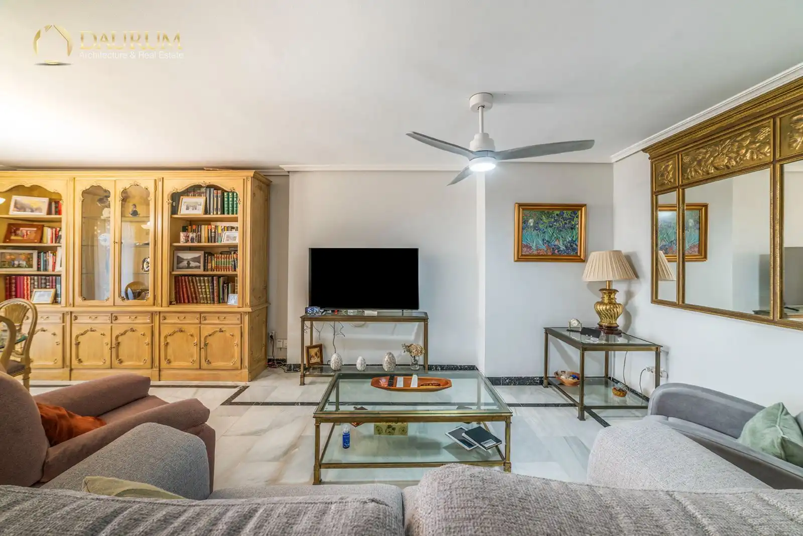 Wohnzimmer von Maisonette zum Verkauf in San Juan de Aznalfarache mit Klimaanlage, Heizung und Terrasse