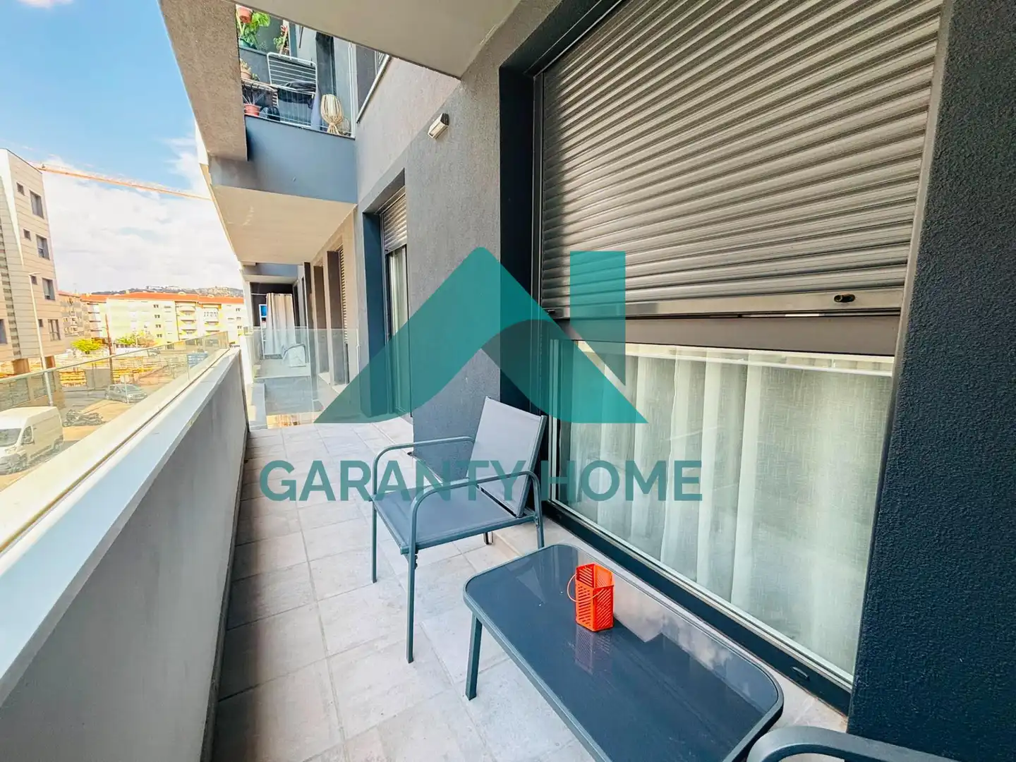 Terraza de Piso de alquiler en Cáceres con Amueblado y Piscina comunitaria