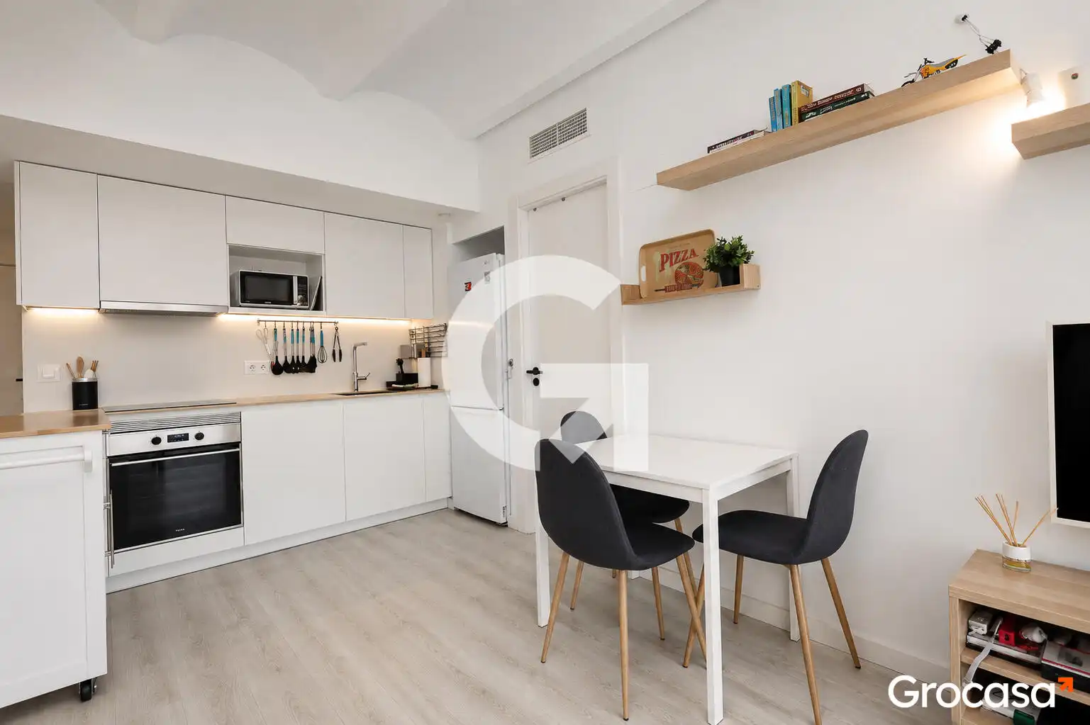 Cocina de Piso en venta en Barcelona con Aire acondicionado, Calefacción y Terraza