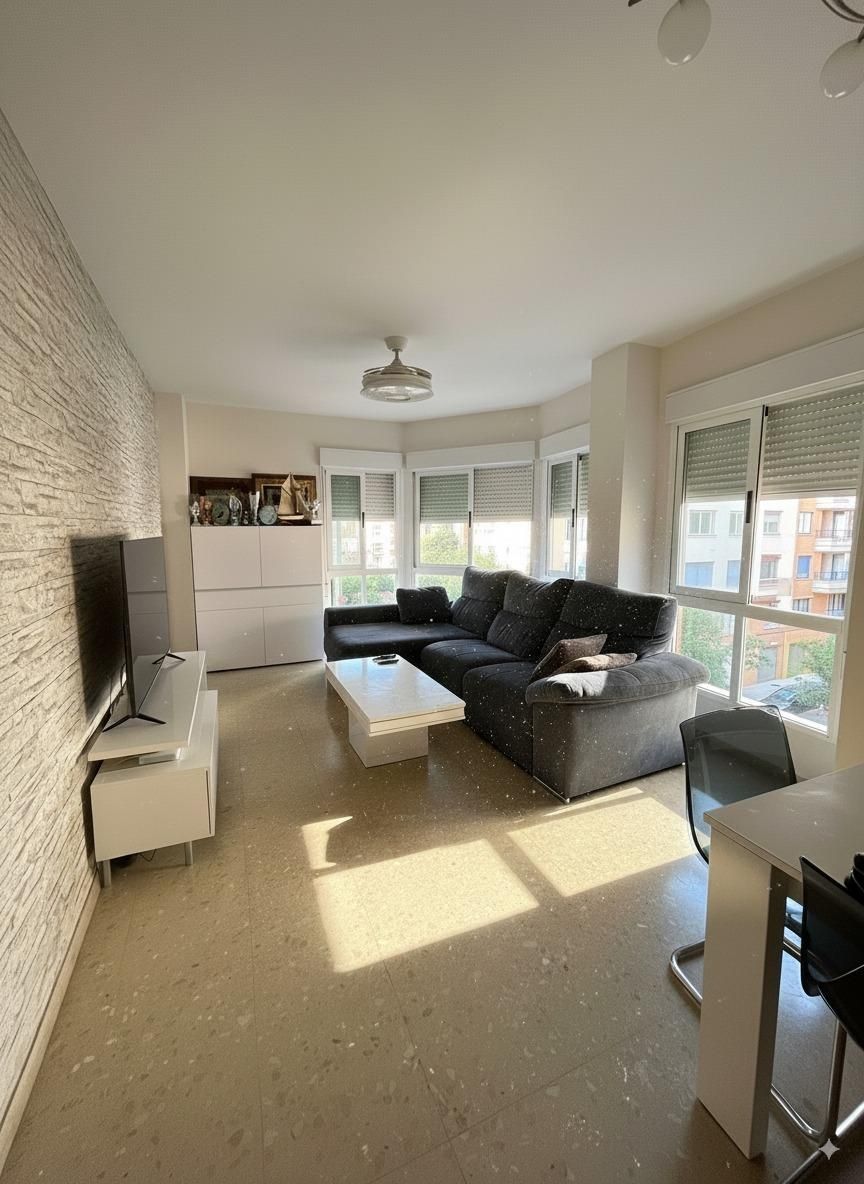 Living room of Flat for sale in Vila-real  with Air Conditioner and Private garden