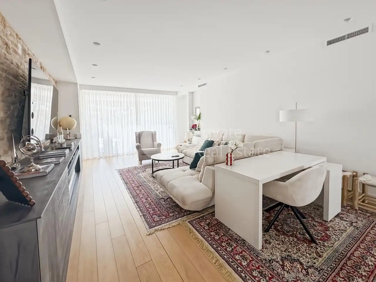 Living room of Houses for sale in Boadilla del Monte  with Air Conditioner, Heating and Private garden