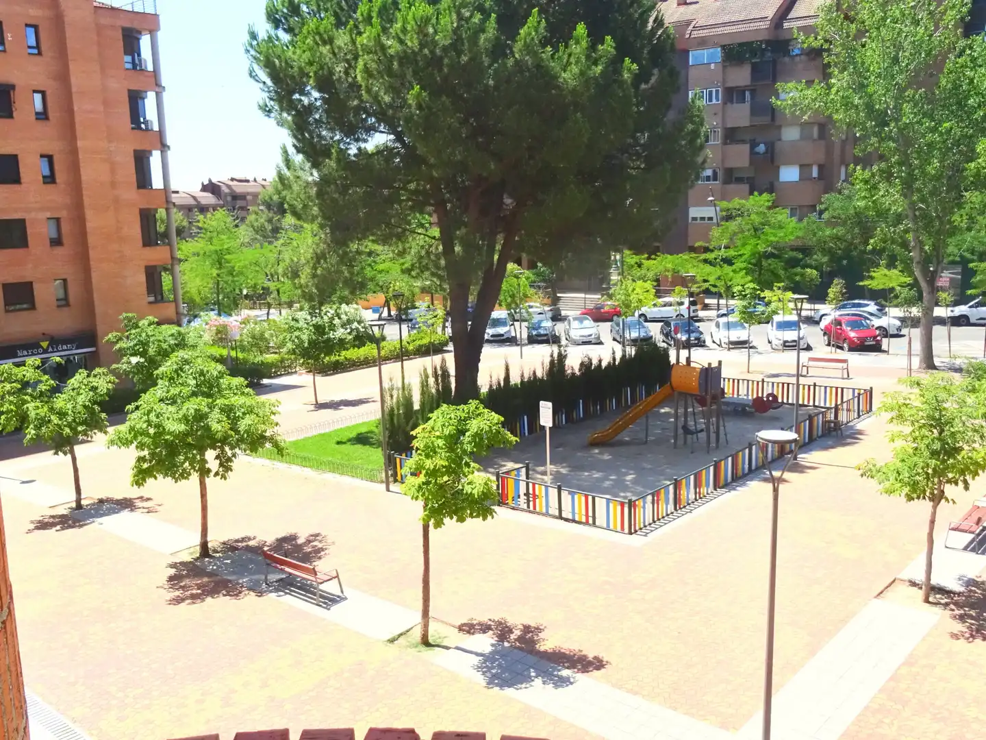 Exterior view of Flat for rent in Tres Cantos  with Heating, Parquet flooring and Terrace