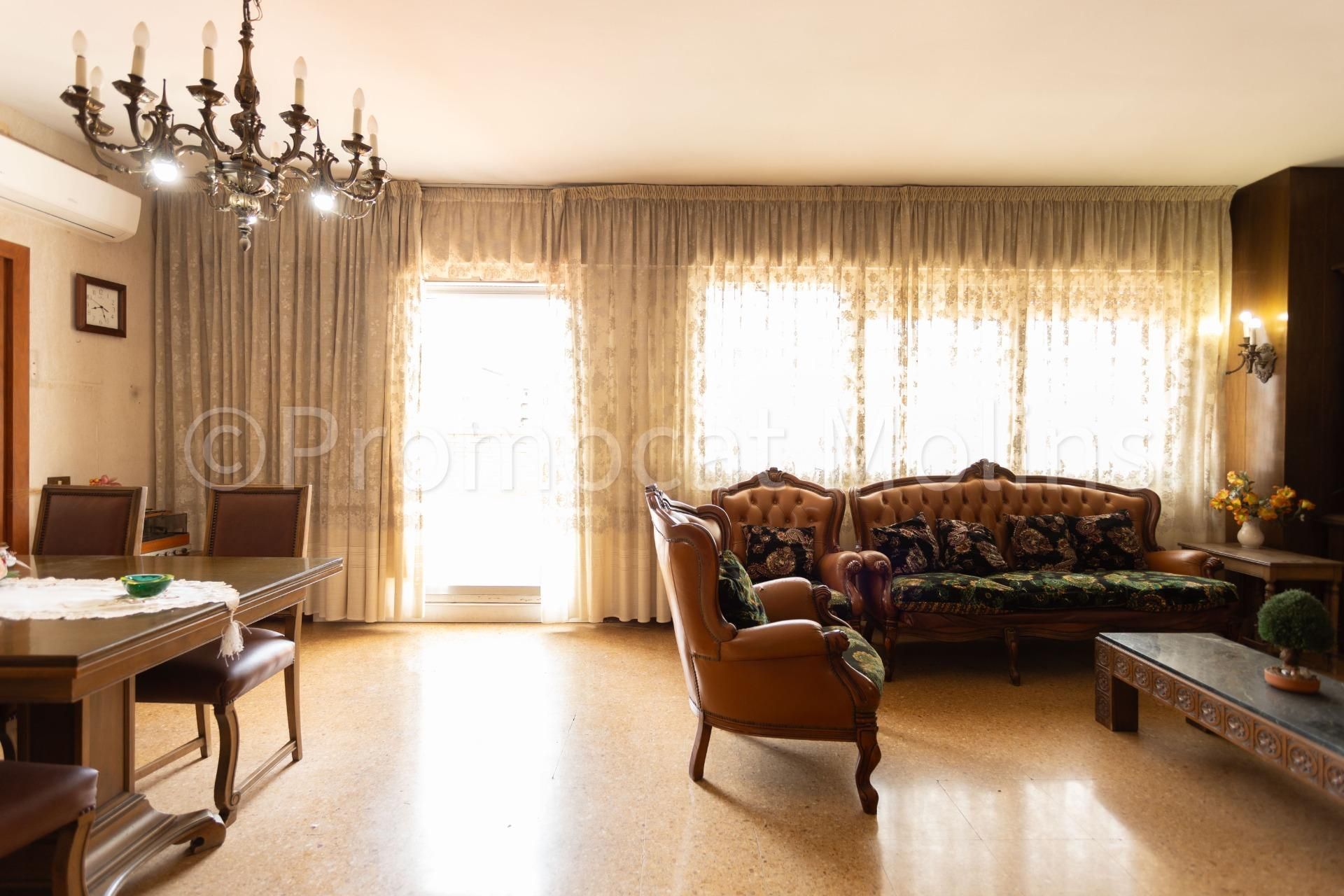 Living room of Attic for sale in  Barcelona Capital  with Air Conditioner, Heating and Terrace
