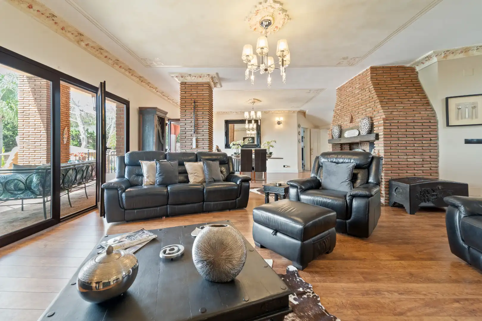 Living room of Houses for sale in Benalmádena  with Air Conditioner, Heating and Private garden