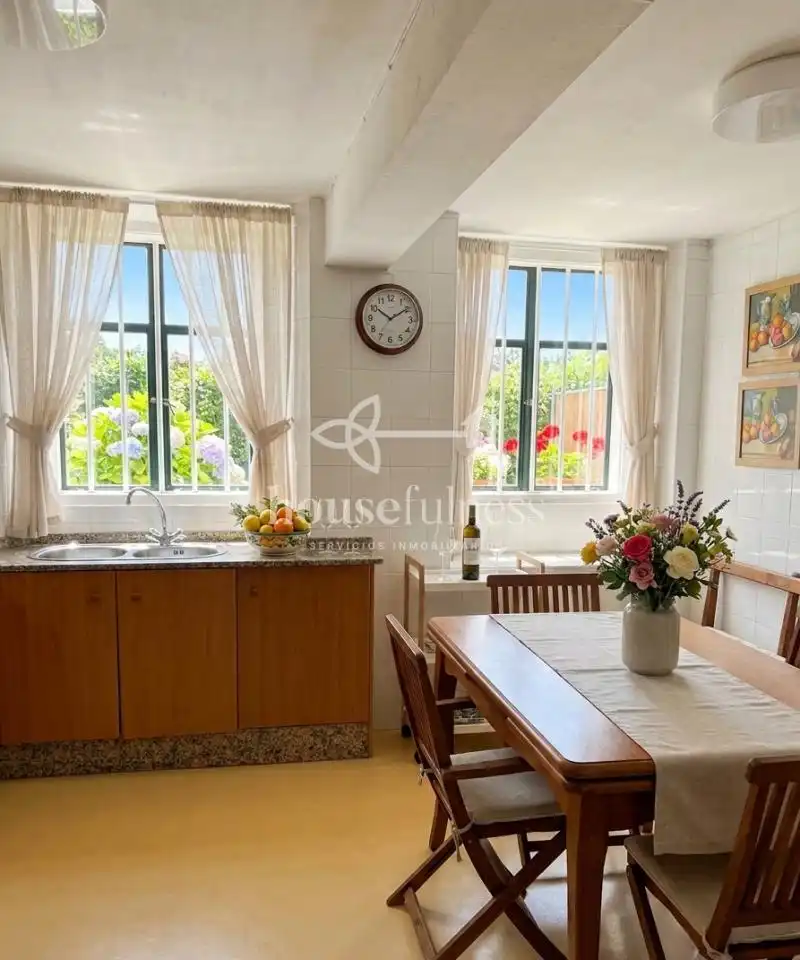 Cocina de Finca rústica de alquiler en Ferrol con Calefacción, Jardín privado y Terraza