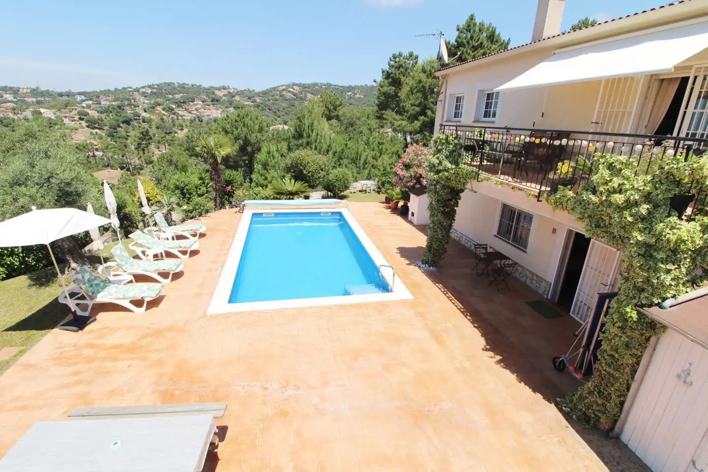 Piscina de Casa o chalet en venta en Lloret de Mar con Aire acondicionado, Jardín privado y Terraza