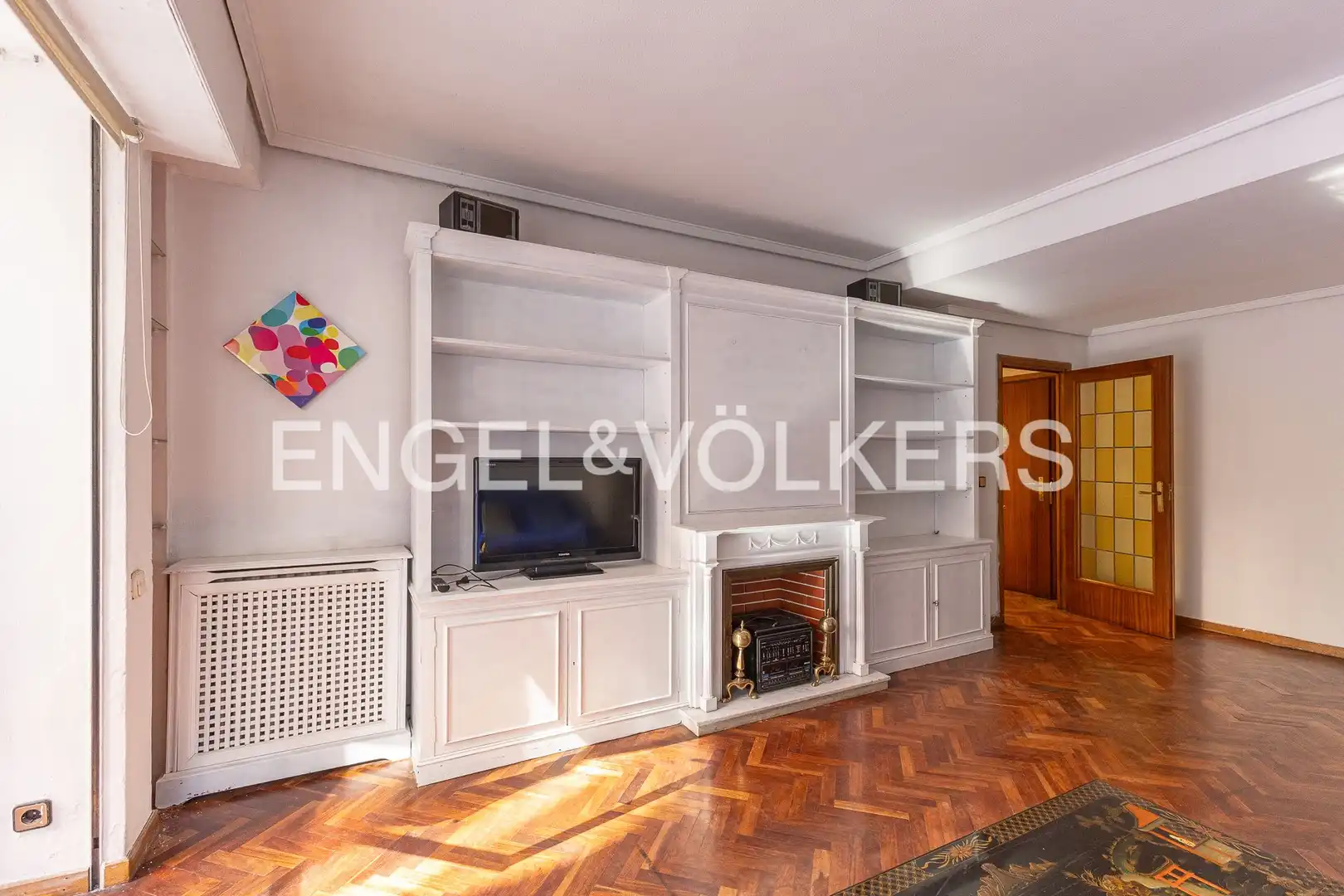 Wohnzimmer von Wohnung zum Verkauf in Madrid mit Heizung und Parkett
