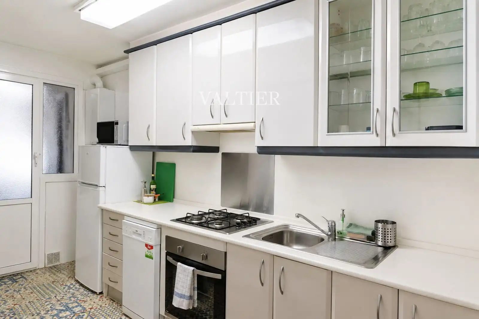 Cocina de Piso de alquiler en Madrid con Aire acondicionado, Terraza y Amueblado