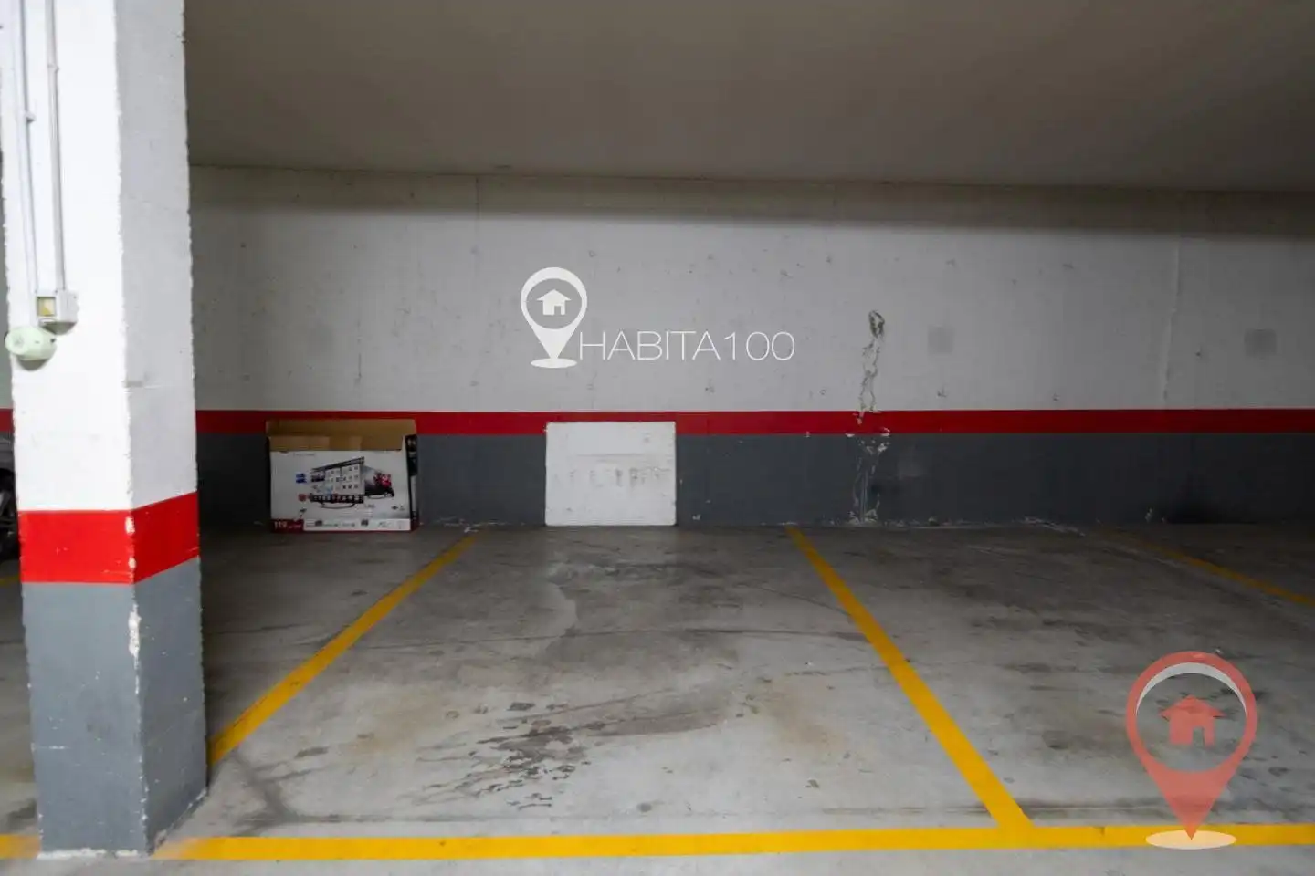 Parking of Flat for sale in Cuenca  with Heating and Storage room