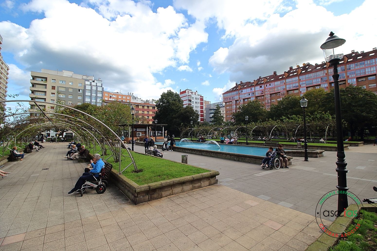 Exterior view of Flat for sale in Gijón   with Heating, Parquet flooring and Storage room