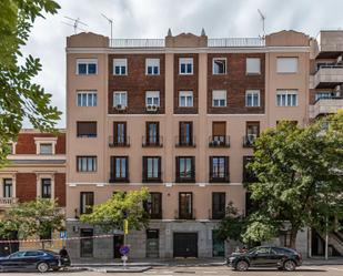 Exterior view of Flat for sale in  Madrid Capital  with Air Conditioner, Heating and Furnished