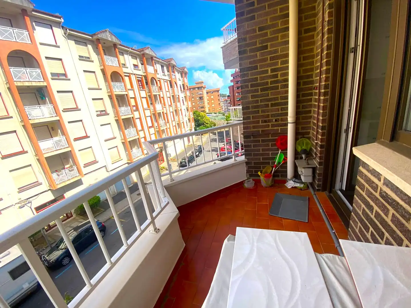 Balcony of Flat for sale in Castro-Urdiales  with Heating, Private garden and Parquet flooring