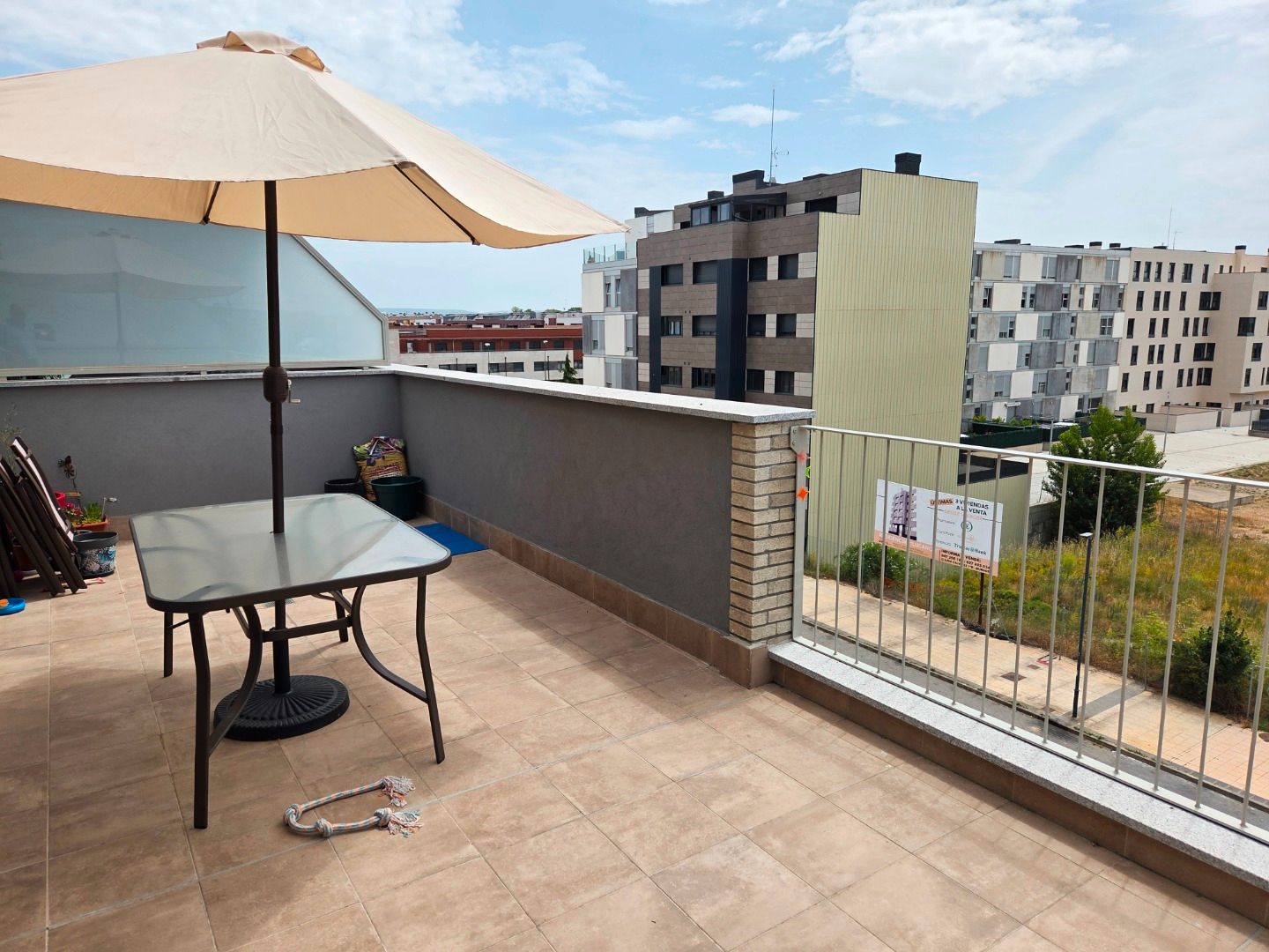 Terrace of Apartment for sale in Burgos Capital  with Heating, Parquet flooring and Terrace