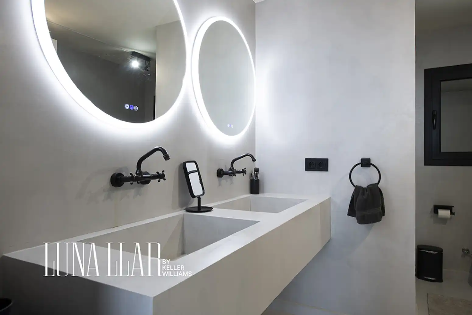 Badezimmer von Haus oder Chalet zur Miete in Sitges mit Klimaanlage, Terrasse und Möbliert