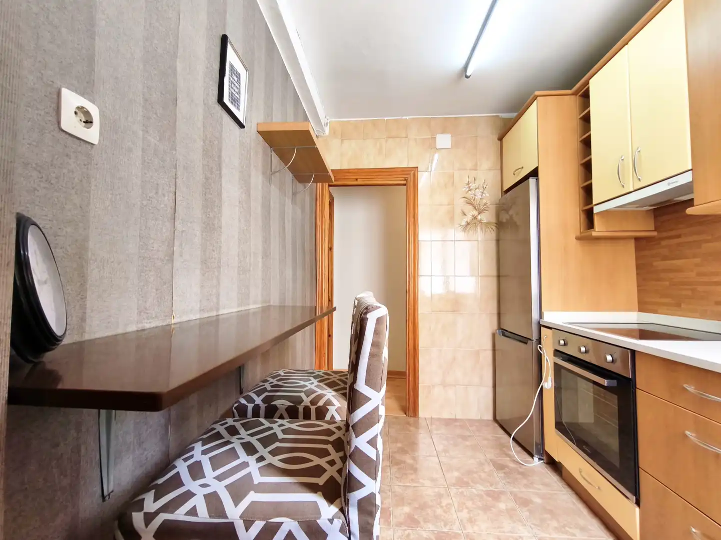 Küche von Wohnung zum Verkauf in  Logroño mit Heizung, Parkett und Möbliert