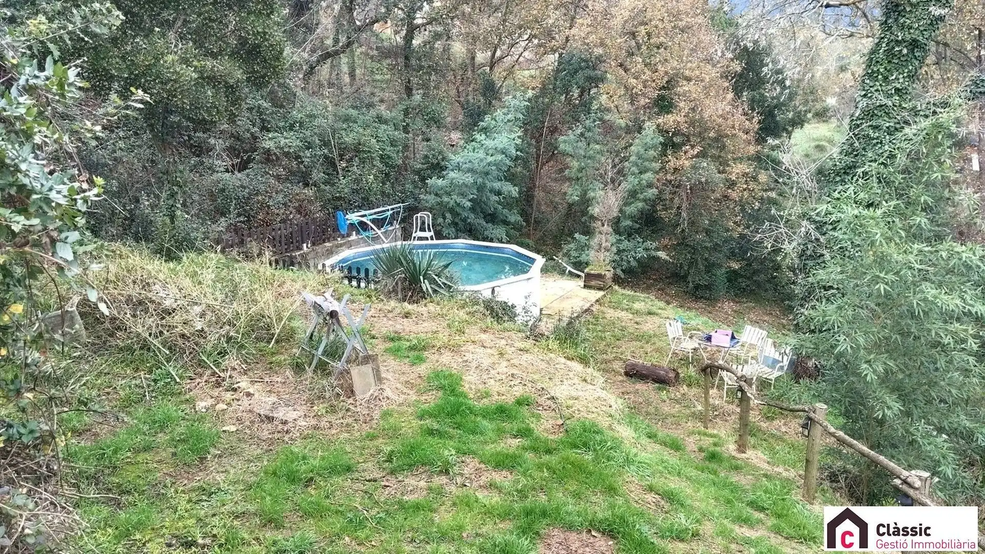 Piscina de Casa o xalet en venda en Riells i Viabrea amb Calefacció, Jardí privat i Traster