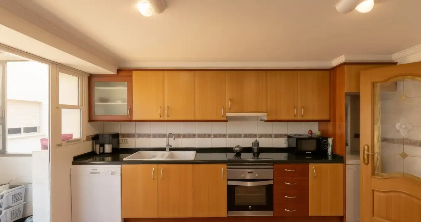 Kitchen of Flat for sale in Gandia  with Terrace and Storage room