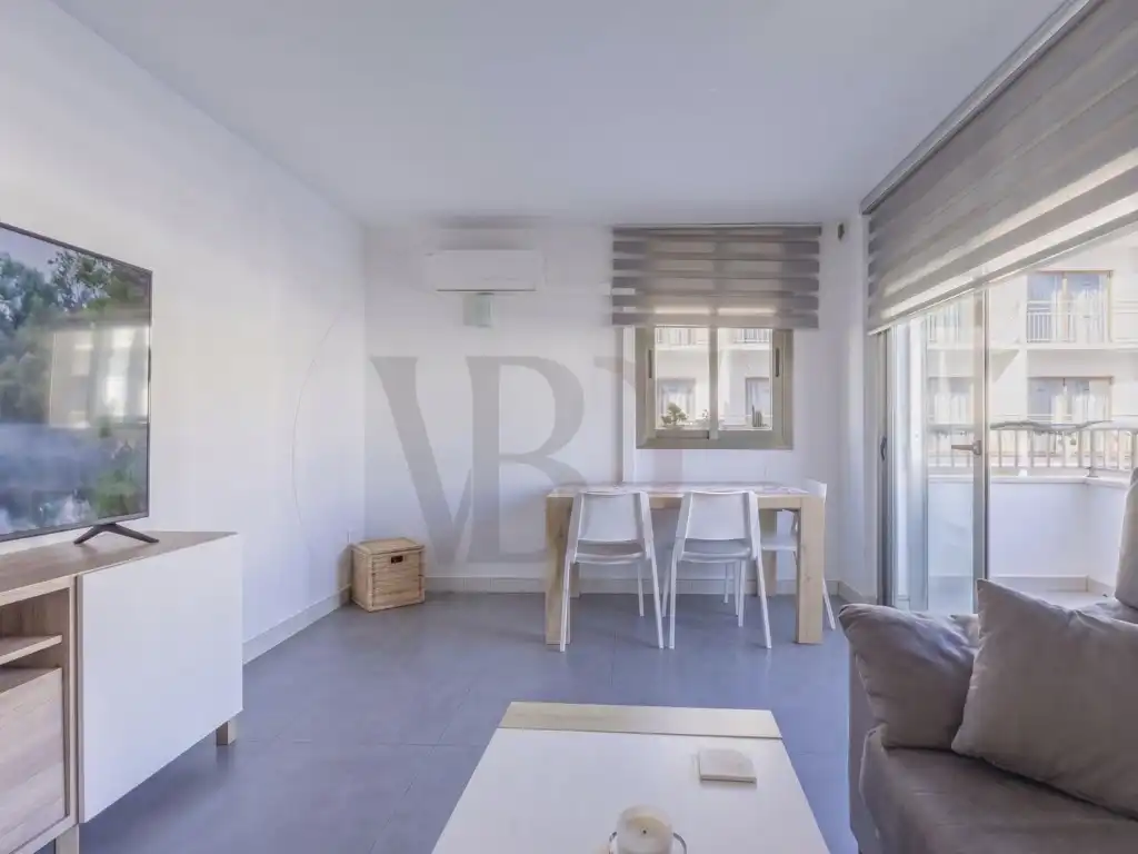 Sala de estar de Apartamento en venta en Sant Antoni de Portmany con Aire acondicionado, Amueblado y Horno
