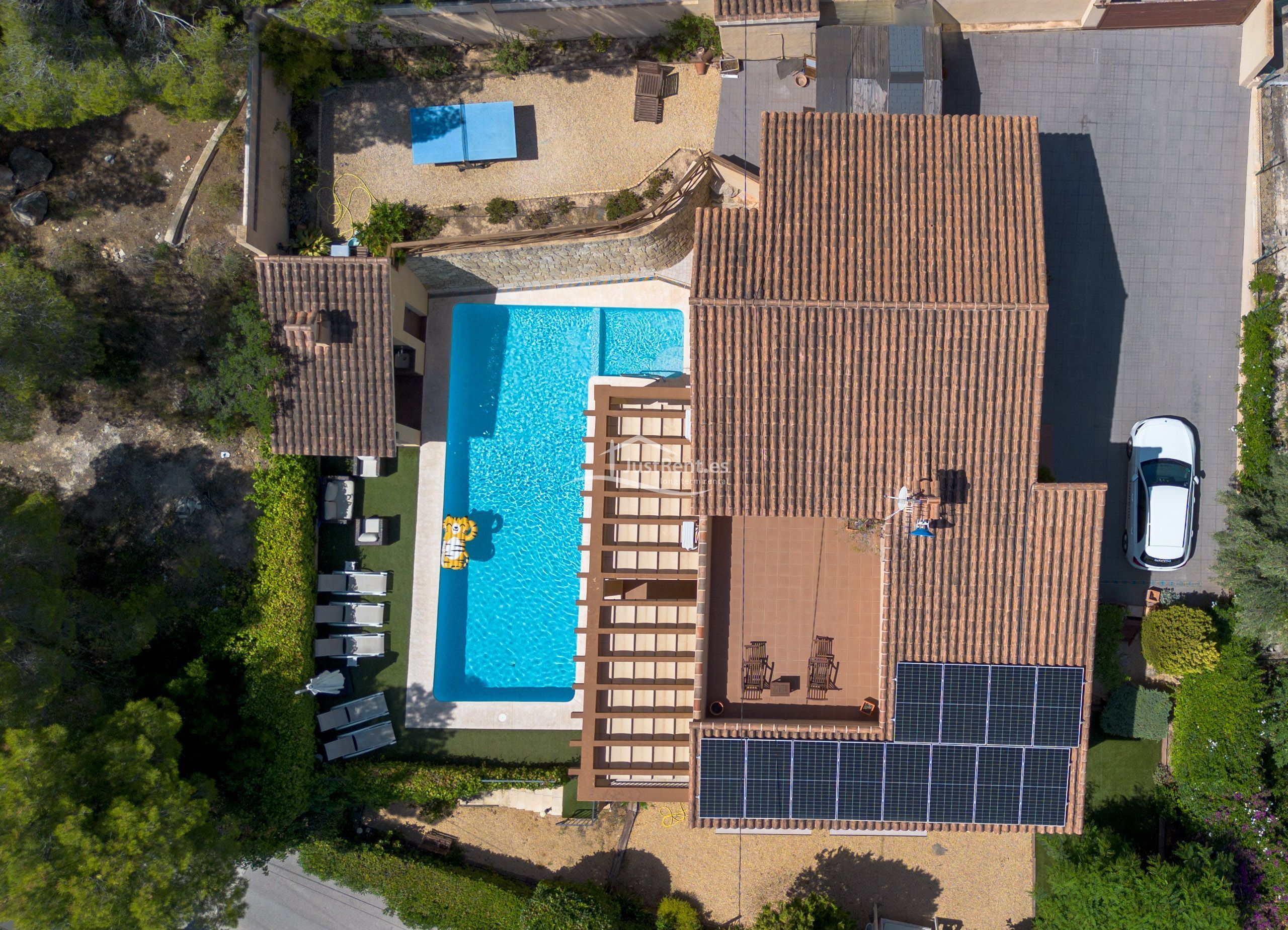 Swimming pool of House or chalet to rent in Calpe / Calp  with Air Conditioner, Terrace and Storage room