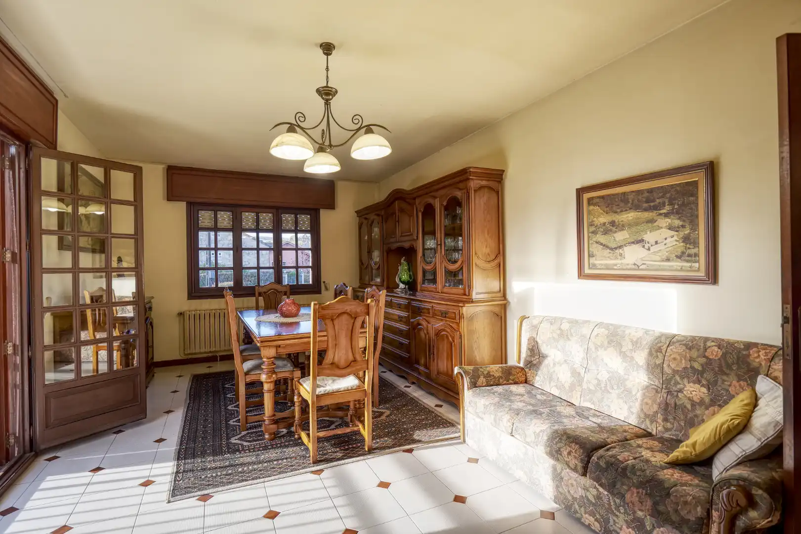 Dining room of Houses for sale in Brión  with Heating, Private garden and Terrace