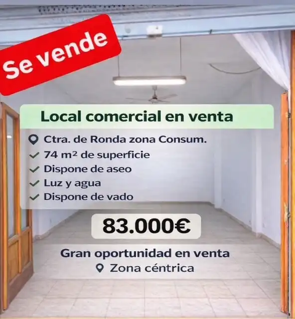 Local en venta en  Almería Capital con Alarma