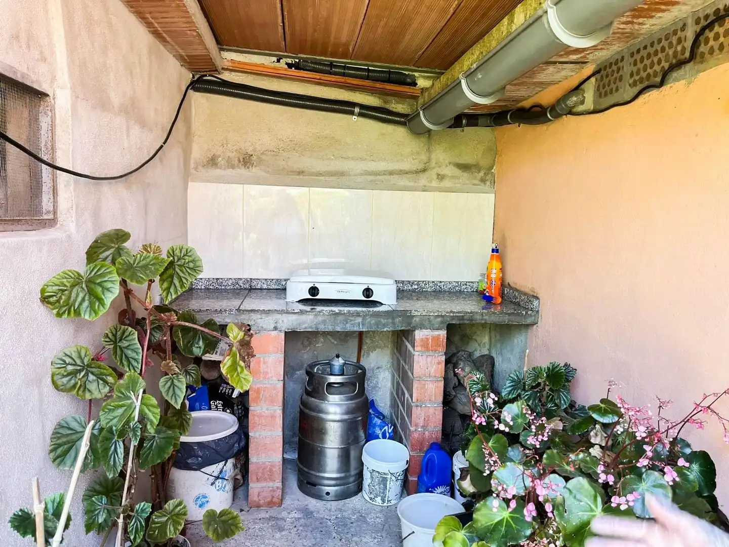 Cuina de Casa o xalet en venda en Esparreguera amb Calefacció, Jardí privat i Terrassa