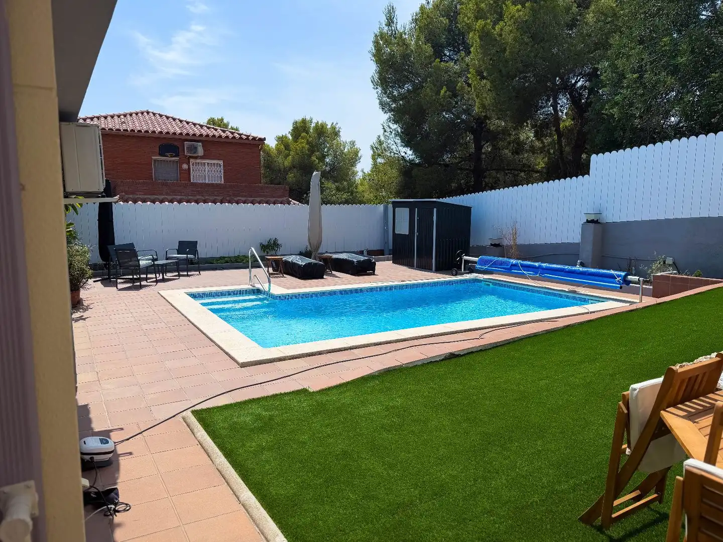 Swimming pool of Houses for sale in Roda de Berà  with Air Conditioner, Heating and Terrace