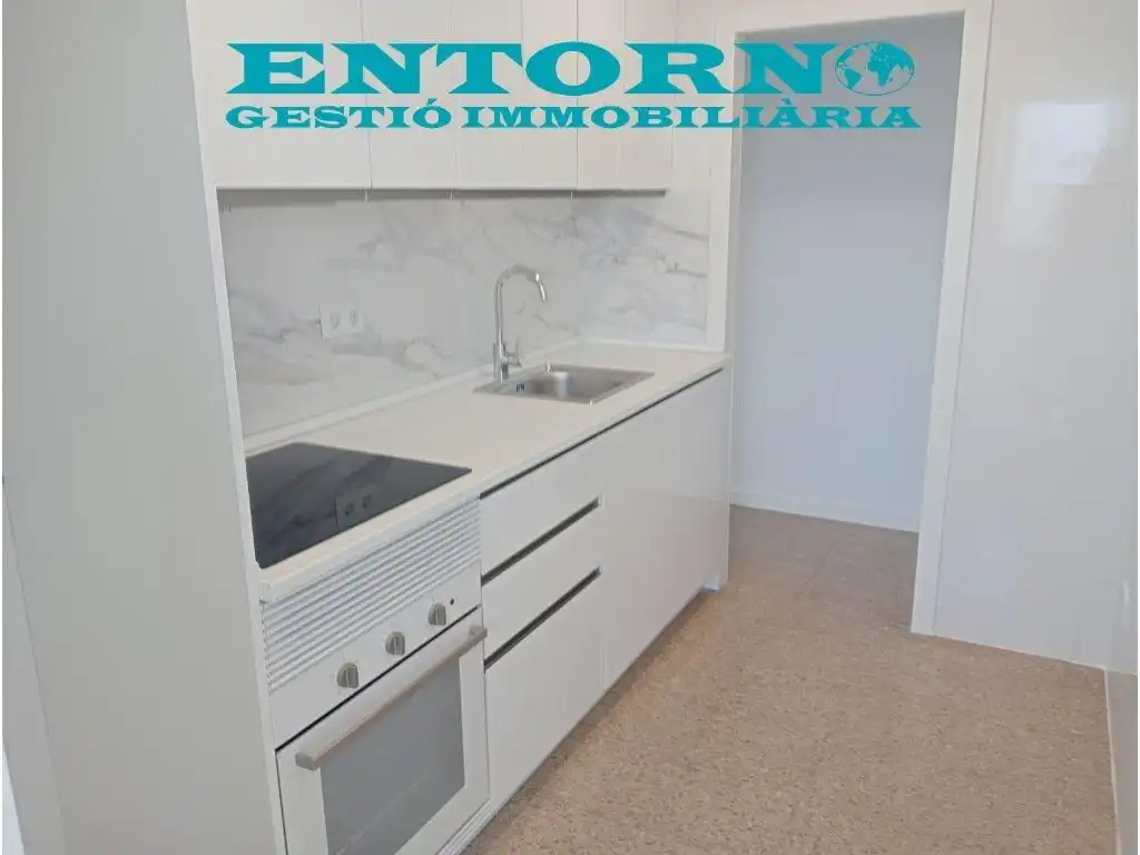 Kitchen of Flat for sale in Mollet del Vallès  with Air Conditioner, Terrace and Balcony