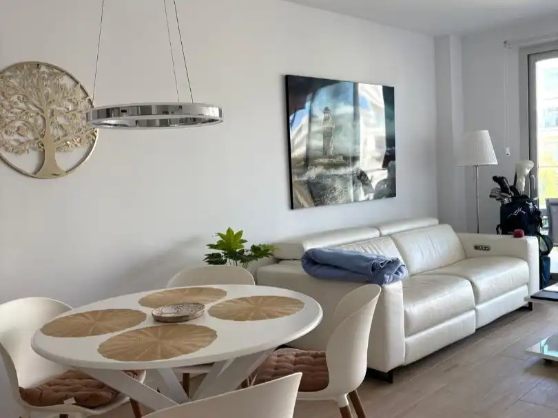 Living room of Flat for sale in Dénia  with Air Conditioner, Terrace and Balcony