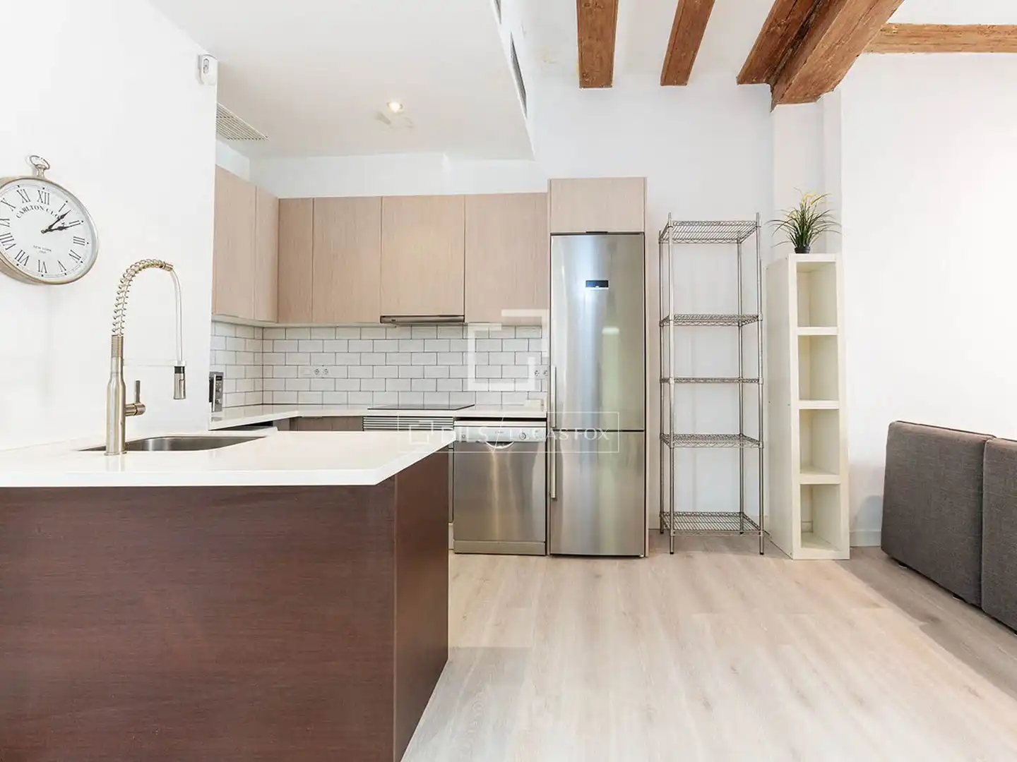 Cocina de Piso en venta en Barcelona con Aire acondicionado, Calefacción y Amueblado