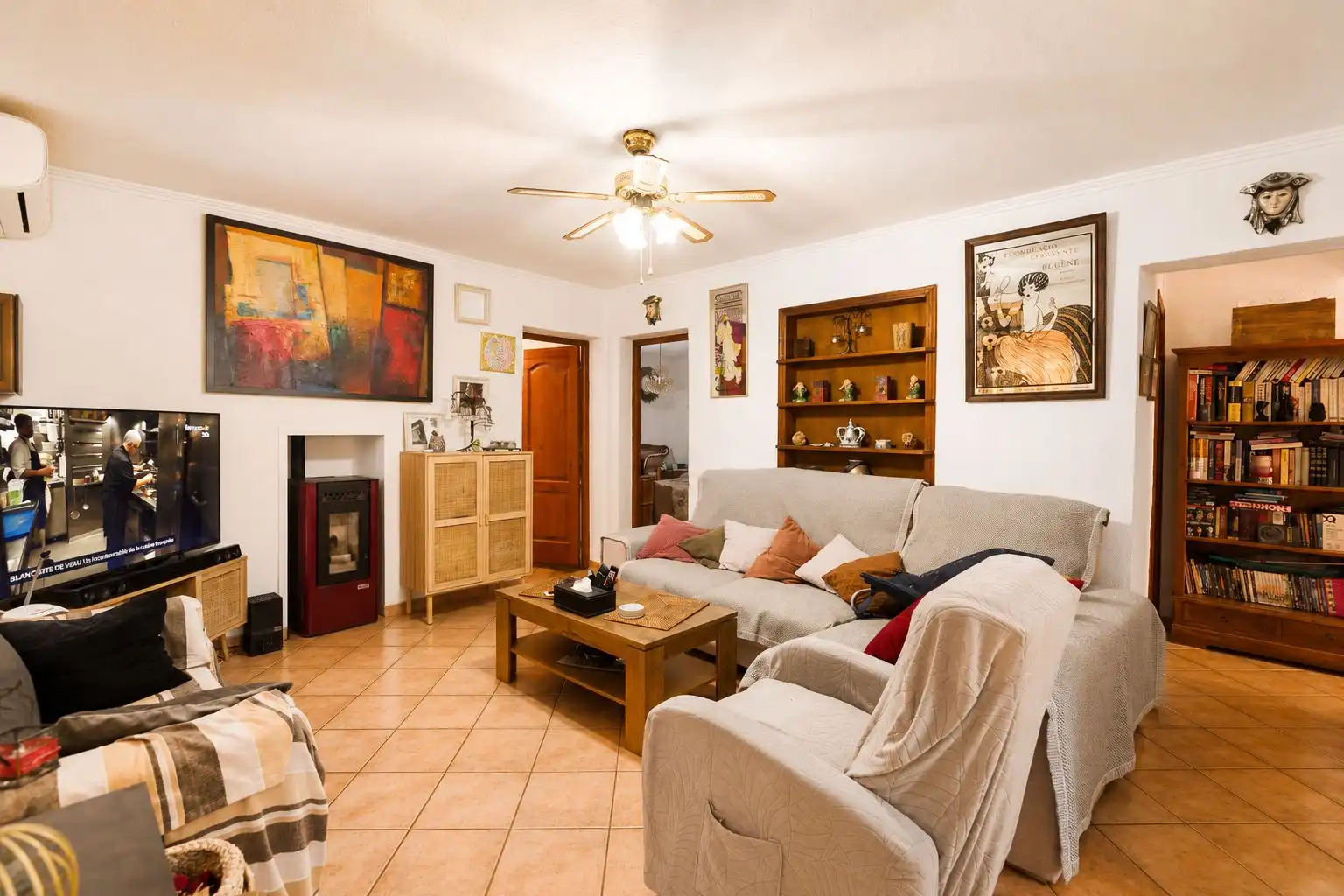 Living room of Houses for sale in Jávea / Xàbia  with Air Conditioner, Heating and Private garden