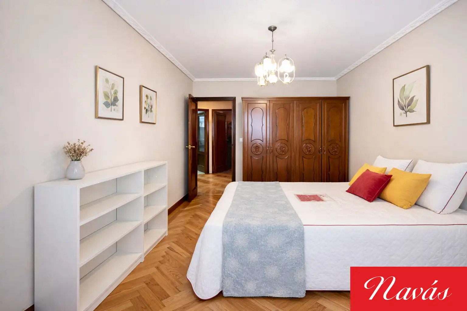 Bedroom of Flat for sale in Vigo   with Heating, Parquet flooring and Storage room