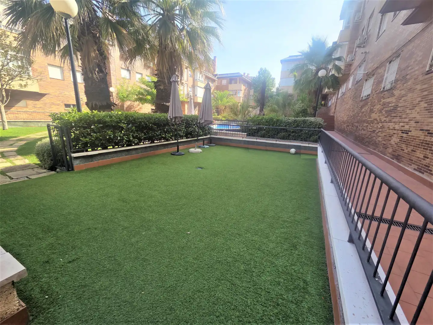 Terraza de Apartamento de alquiler en Villanueva del Pardillo con Calefacción, Parquet y Horno
