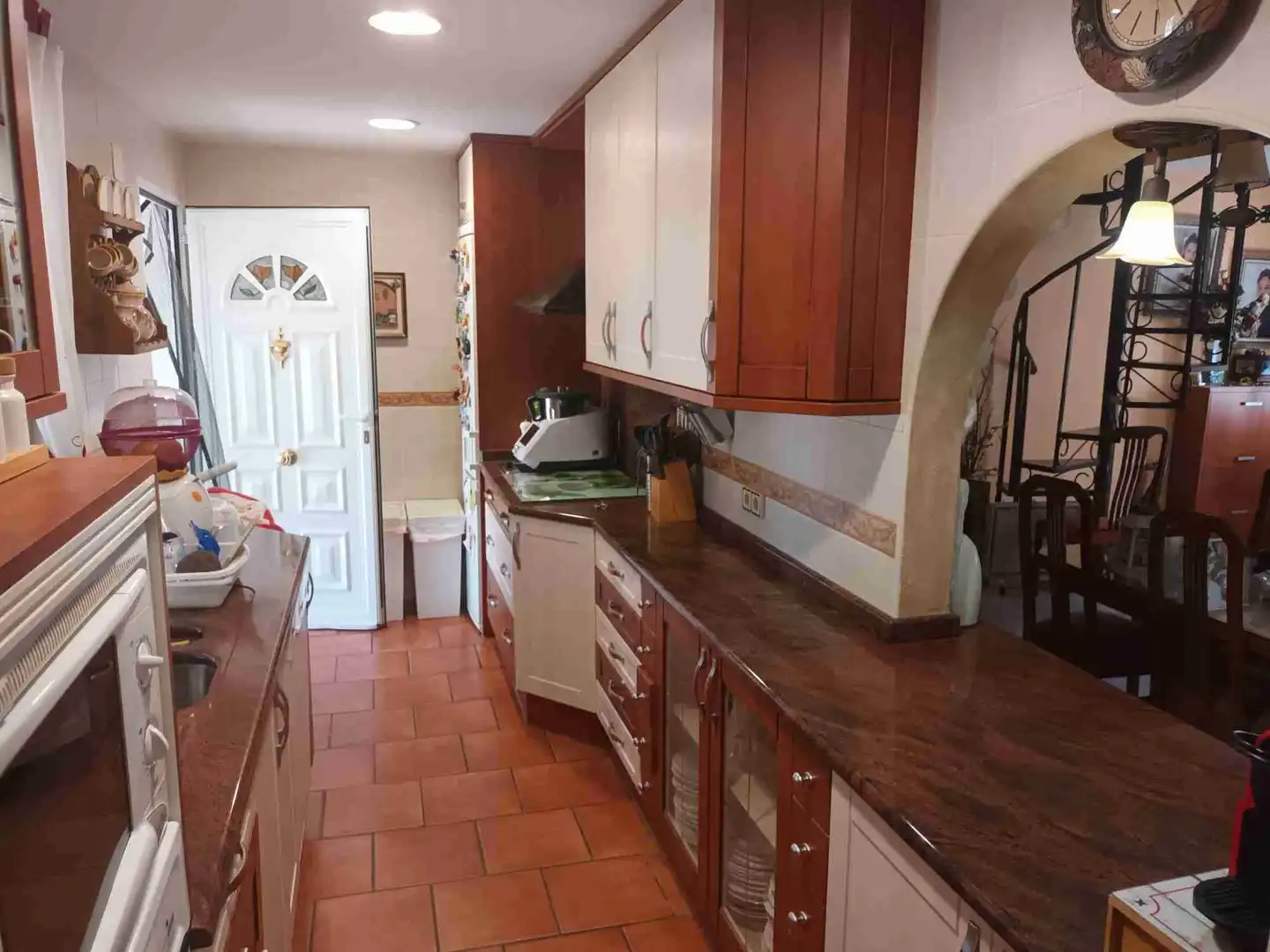 Cuina de Casa o xalet en venda en Marugán amb Calefacció, Jardí privat i Terrassa