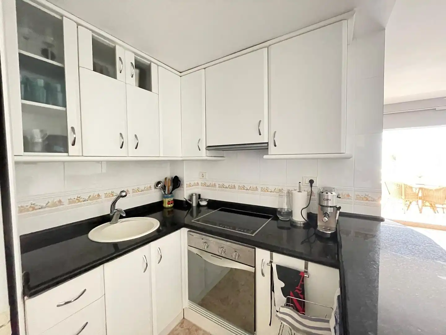 Cuina de Apartament en venda en Moncofa amb Terrassa, Moblat i Forn