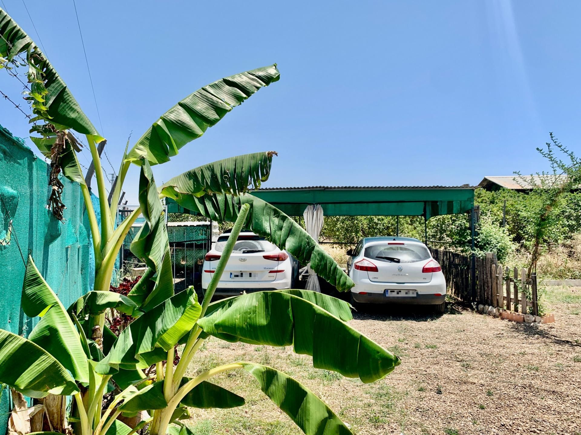 Aparcament de Casa o xalet en venda en Villaverde del Río amb Calefacció, Jardí privat i Terrassa