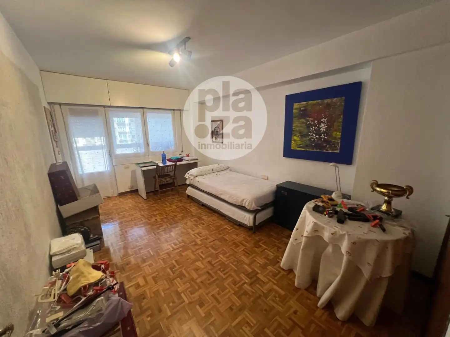 Bedroom of Flat for sale in Burgos  with Heating, Terrace and Storage room