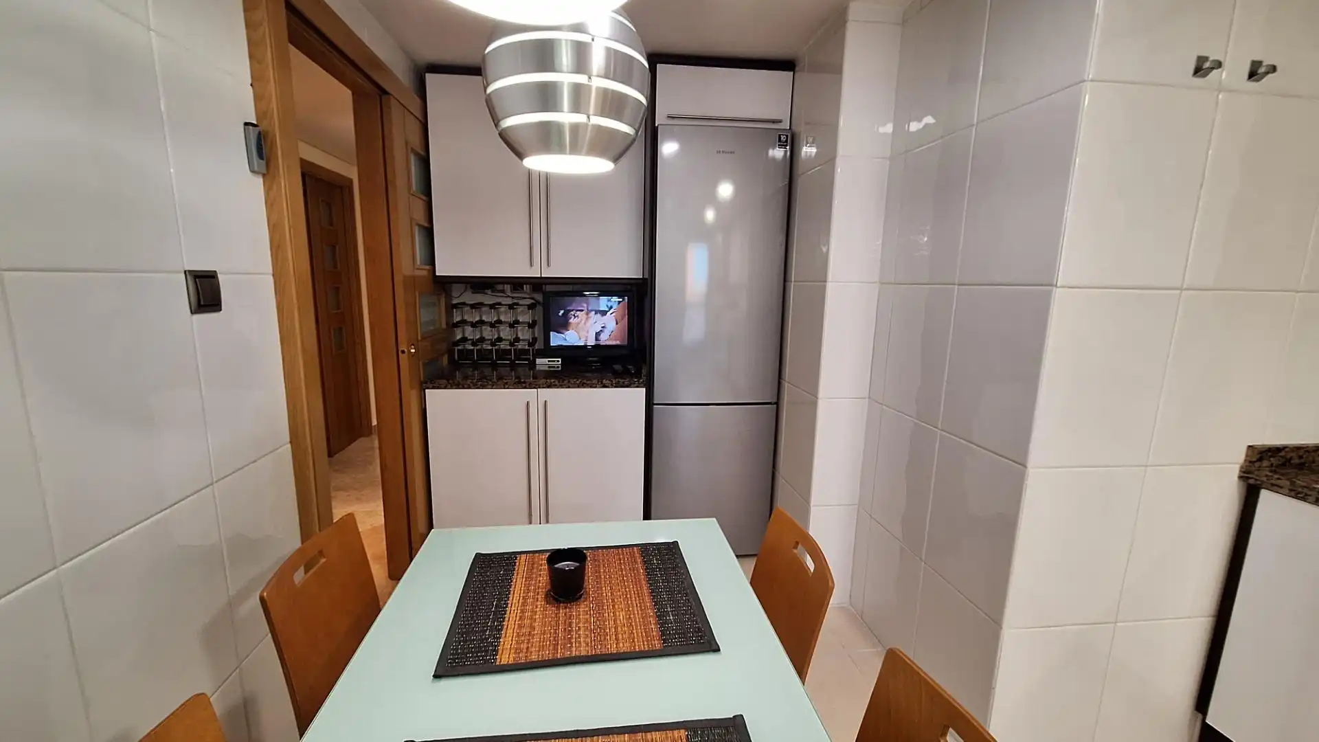 Kitchen of Flat for rent in Valencia  with Heating, Furnished and Balcony