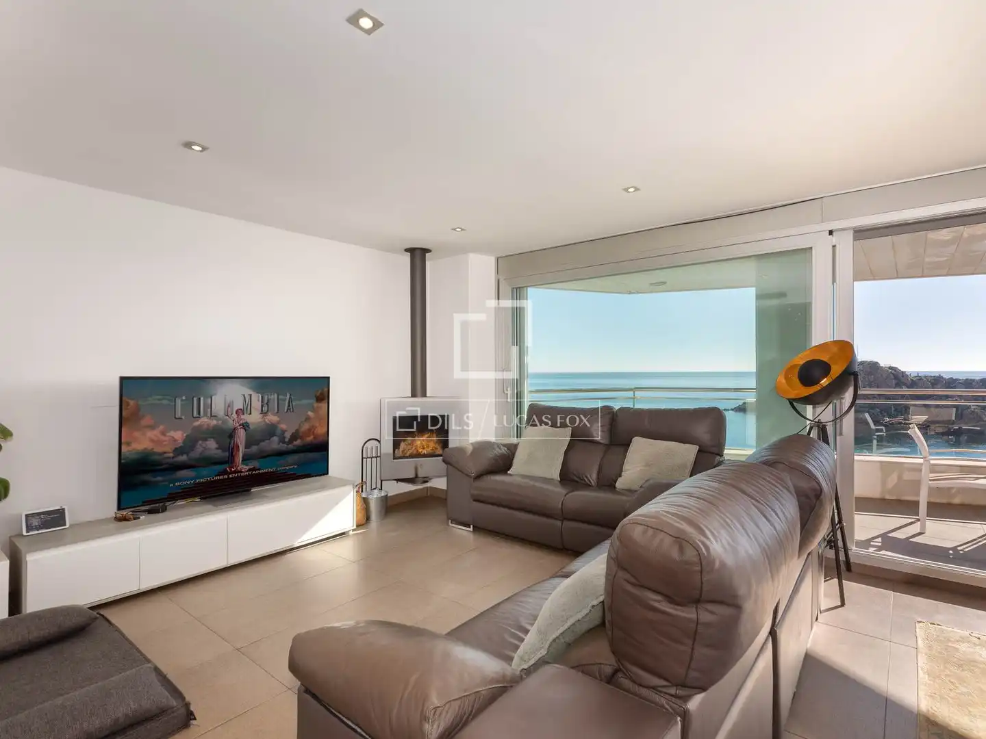 Sala de estar de Piso en venta en Blanes con Aire acondicionado, Calefacción y Terraza